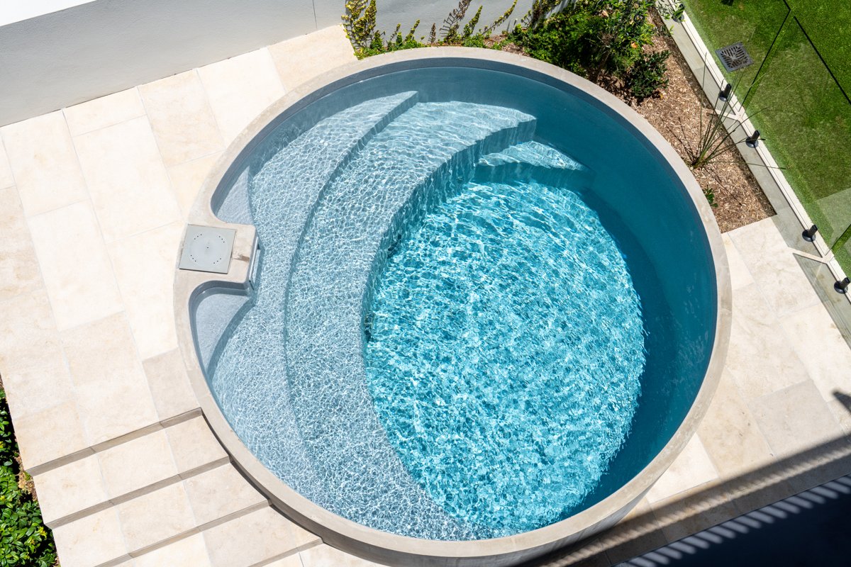 Concrete plunge pools